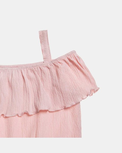 Playsuit with waffle texture (6-14 years)
