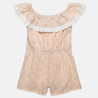 Playsuit with cutwork embroidery (6-14 years)