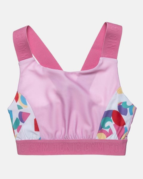 Set Gym Tonic crop top with cross back (6-14 years)