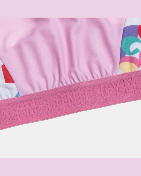 Set Gym Tonic crop top with cross back (6-14 years)