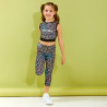 Crop top Gym Tonic with embossed print (6-16 years)