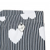 Leggings stripped with all over hearts (2-5 years)