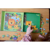 Puzzle magnetic 2 in 1 junggle mierEdu (3+ years)