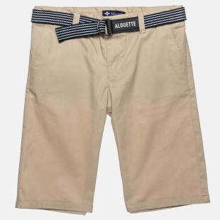 Shorts chinos with belt (12 months-5 years)