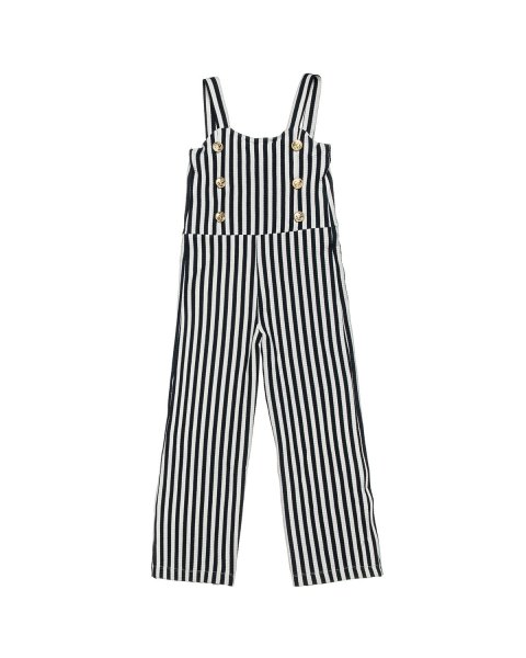 Overall stripped with buttons (6-16 years)