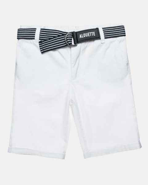 Shorts chinos with belt (6-16 years)