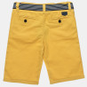 Shorts chinos with belt (6-16 years)