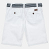 Shorts chinos with belt (6-16 years)