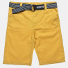 Shorts chinos with belt (6-16 years)