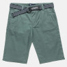 Shorts chinos with belt (6-16 years)