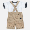 Dungaree with pique t-shirt (3-18 months)