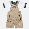 Dungaree with pique t-shirt (3-18 months)