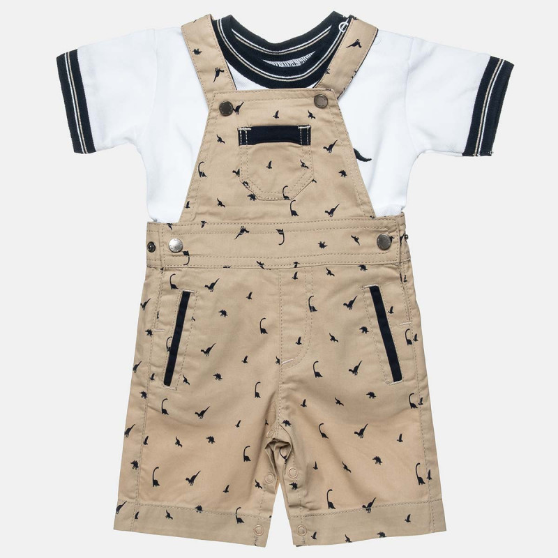 Dungaree with pique t-shirt (3-18 months)