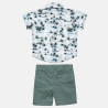 Set shirt with hawaiian print (6-18 months)