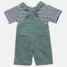 Dungaree with navy t-shirt (3-18 months)