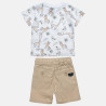 Set t-shirt with animals print (6-18 months)