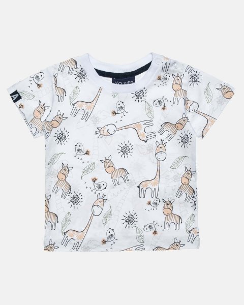 Set t-shirt with animals print (6-18 months)