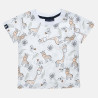 Set t-shirt with animals print (6-18 months)