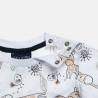 Set t-shirt with animals print (6-18 months)