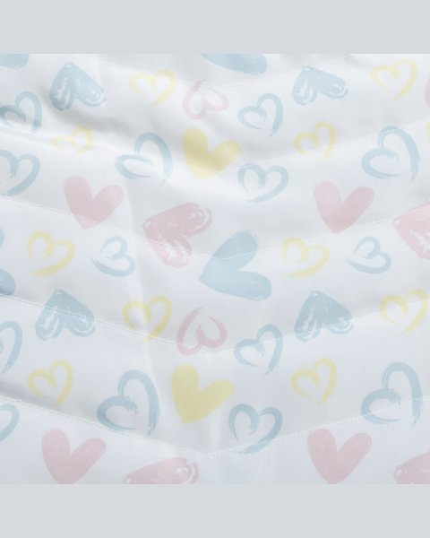 Double sided vest jacket with hearts pattern (12 months-5 years)