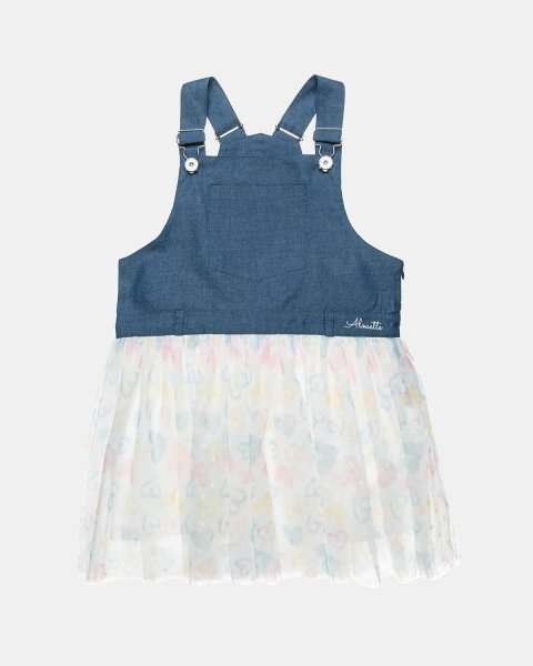 Dress denim and tulle (12 months-5 years)