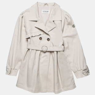 Trench coat with detachable belt (18 months-5 years)