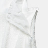 Φόρεμα με διάτρητα κεντήματα και βολάν (6-16 ετών)