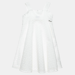 Dress with cutwork embroidery (6-16 years)