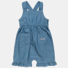 Denim dungaree with floral top (3-18 months)