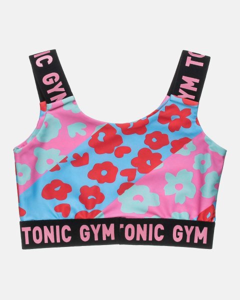 Crop top Gym Tonic πολύχρωμο (6-14 ετών)