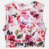 Set Gym Tonic with floral pattern (6-16 years)