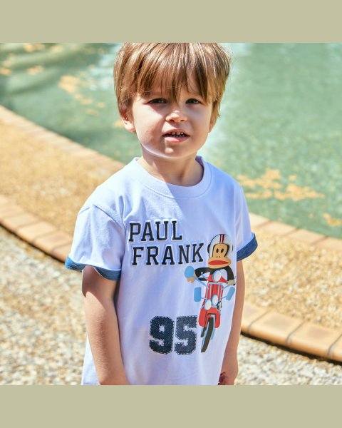 T-Shirt Paul Frank with embossed letters (12 months-5 years)