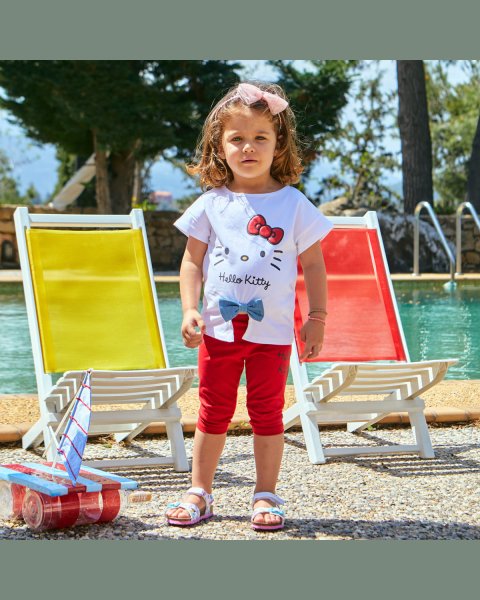 Σετ Hello Kitty με ανάγλυφο σχέδιο (12 μηνών-5 ετών)