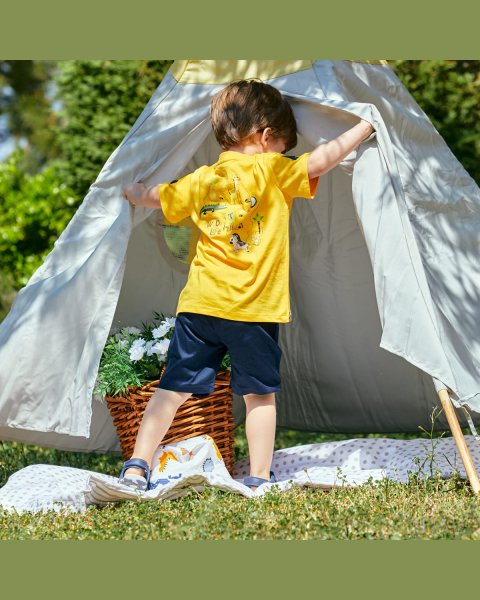 Set t-shirt with print and shorts (6 months-5 years)