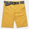 Shorts chinos with belt (12 months-5 years)