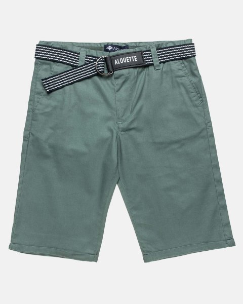 Shorts chinos with belt (12 months-5 years)
