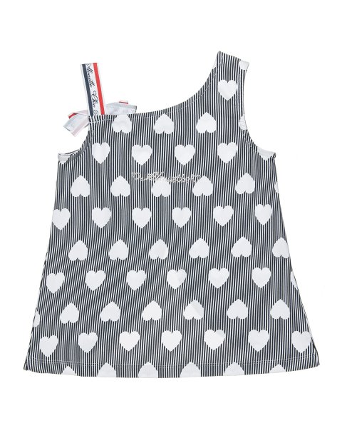 Blouse with hearts all over (6-14 years)