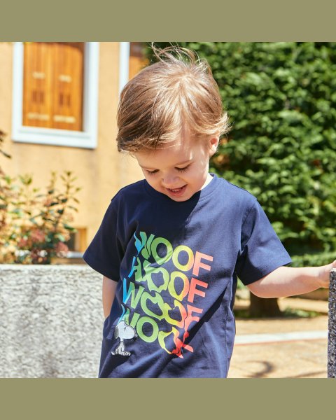 T-Shirt Snoopy with embossed print (12 months-5 years)