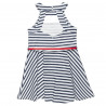 Dress stripped with belt (6-16 years)