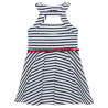 Dress stripped with belt (6-16 years)