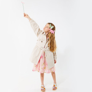 Trench coat with detachable belt (6-16 years)