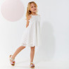 Dress with cutwork embroidery (12 months-5 years)