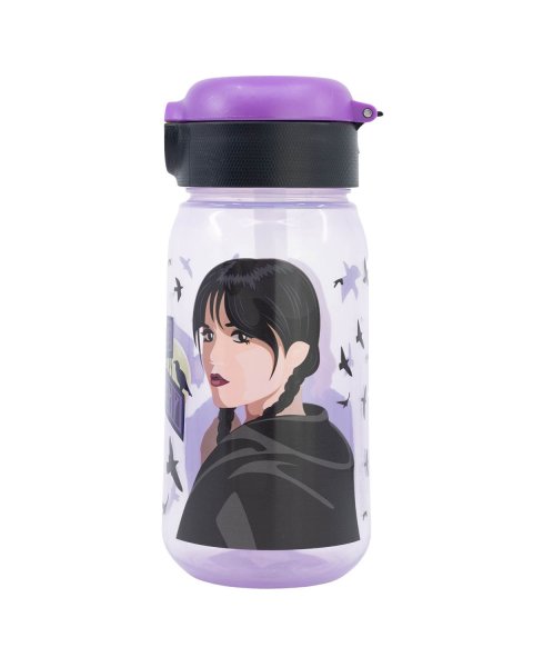 Water bottle with straw Wednesday 510ml