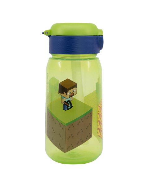 Water bottle with straw Minecraft 510ml