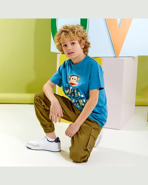 T-Shirt Paul Frank with embossed design (6-14 years)