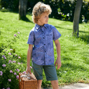 Shirt with exotic print (6-16 years)