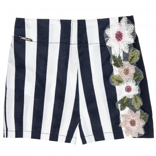 Shorts with flowers patch (6-16 years)