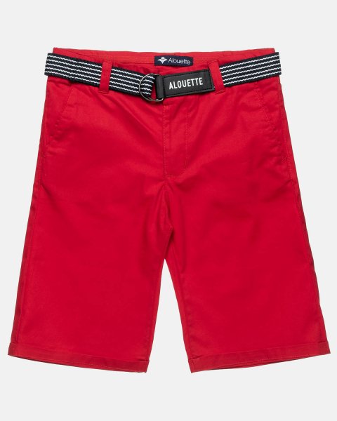 Βερμούδα chinos με ζώνη (6-16 ετών)