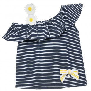 Blouse with tulle (6-14 years)