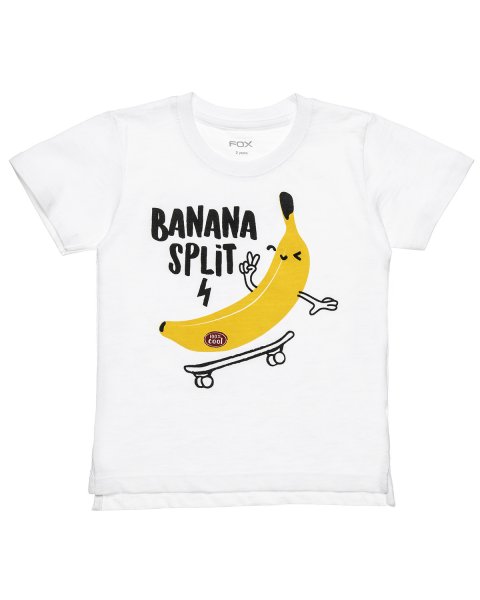 Μπλούζα με τύπωμα "Banana Split" (12 μηνών-3 ετών)